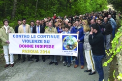 MARCIA CONTRO LE CONTINUE VIOLENZE SU DONNE INDIFESE 2014