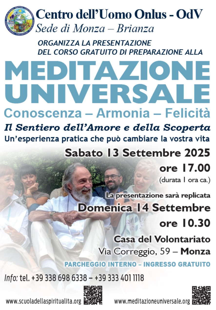 MEDITAZIONE UNIVERSALE - Monza