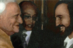 A Nuova Delhi con il Presidente dell'India V. V. Giri (1987)