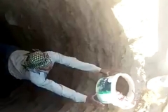 Pozzi e Villaggi nel Sinai: lavori per lo scavo del pozzo