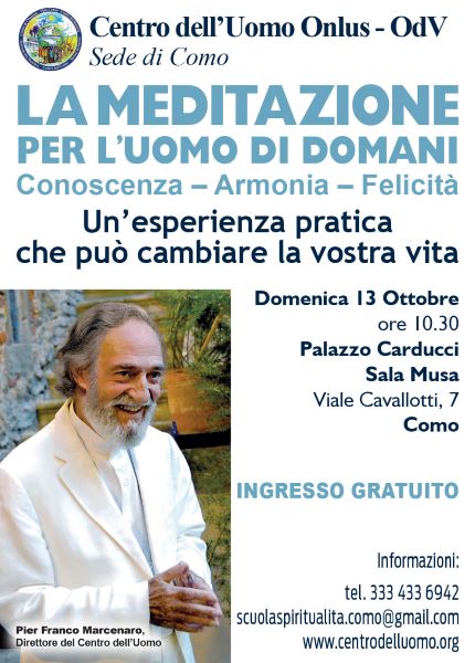 LA MEDITAZIONE PER L’UOMO DI DOMANI